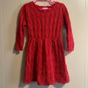 Girls red sweater dress cat&jack 5t